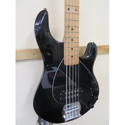 59A - 5 String Ernie Ball electric bass guitar with StingRay 5 neck - recently set up