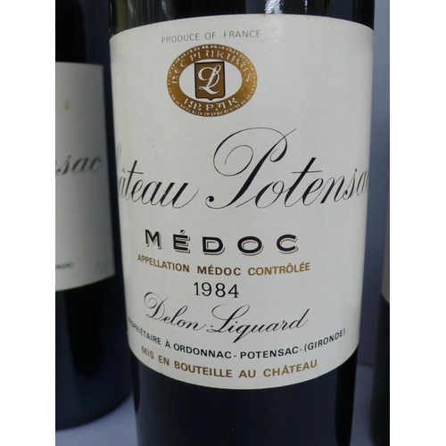 144 - Sixteen bottles 1984 Chateau Potensac-Medoc, ullage bottom of neck