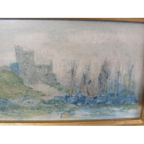 269 - John Millar Nicholson, In Peel, watercolour, signed and dated 1873, 2.5x5ins