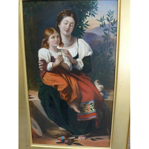 35 - 19th/20thC Italian School, 1) The Tambourine Player and her Daughter, 2) The Flower Seller with her ... 