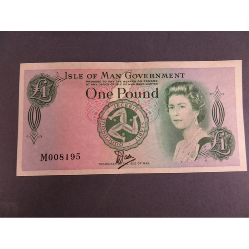 Isle of Man Government a collection of various Bank Notes in good ...