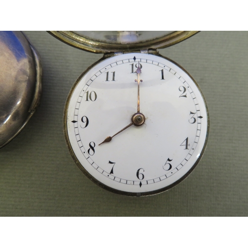 George III silver pair cased pocketwatch maker Smith of Alfreton No ...