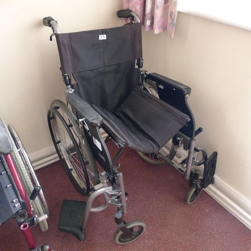 33 - 3 various wheelchairs (located in room 12)