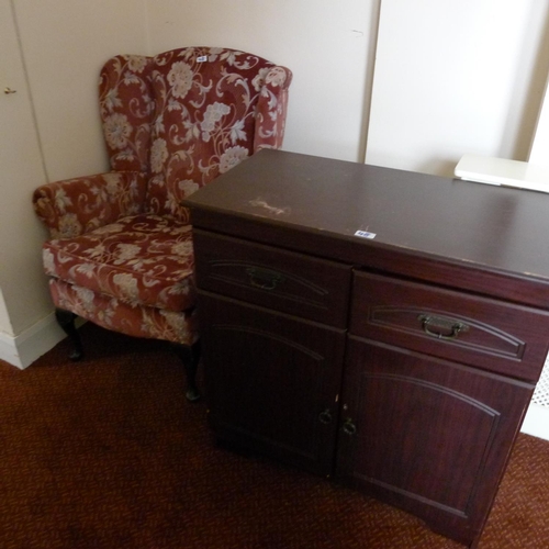 48 - A quantity of miscellaneous general bedroom furniture including; a single bed, a wardrobe, 3 chests ... 