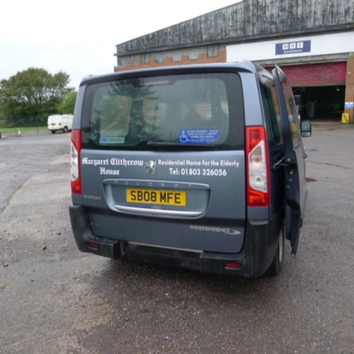 300 - Peugeot Expert Tepee 1.6HDi L1 Comfort 6 Seater , 1560cc Diesel, First registered 07/08/2008, one ow... 