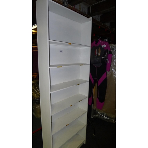 164 - 1 painted shelf unit