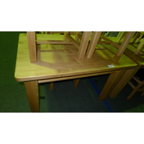 178 - 1 small pine table approx 1.2m x 77cm