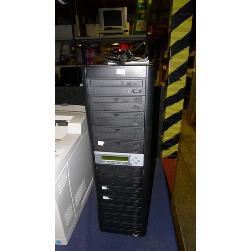 231 - A CD/DVD duplicating PC Tower type unit by stordigital systems - trade