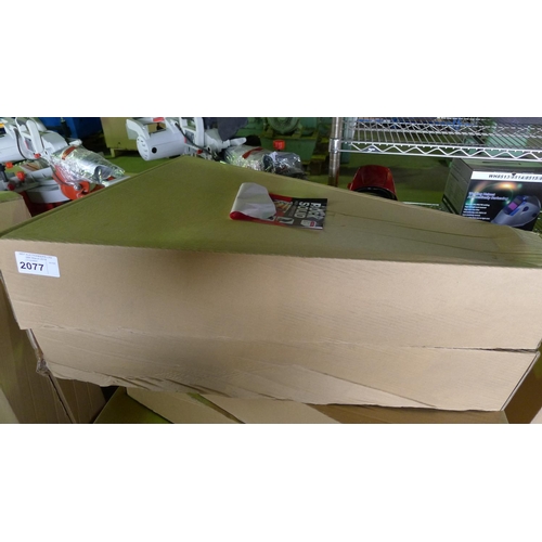 2077 - 2 boxes each containing one pair of metal trestle supports by Rock Solid Type RT75S 75 cm high and n... 