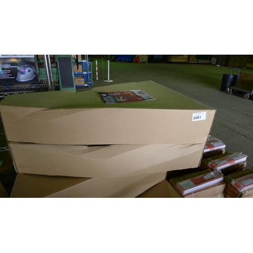 2081 - 2 boxes each containing one pair of metal trestle supports by Rock Solid Type RT65S 65 cm high and n... 