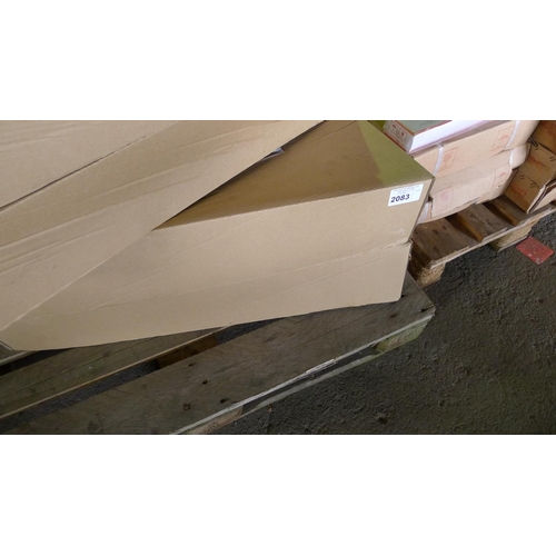 2083 - 2 boxes each containing one pair of metal trestle supports by Rock Solid Type RT65S 65 cm high and n... 