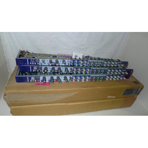 68 - 3 channel mono strip cards by MIDAS type HS0001 for an H 3000 console