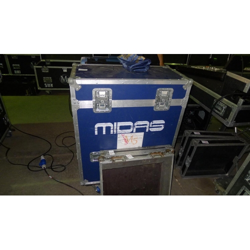 51 - 1 mixing desk by Midas type Pro1 serial NO. PRO1/100135, with 1 x MIDAS 153 stage rack each with  16... 
