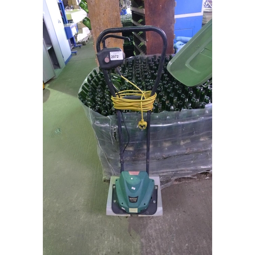 2072 - 1 electric garden tiller by Qualcast, 240v