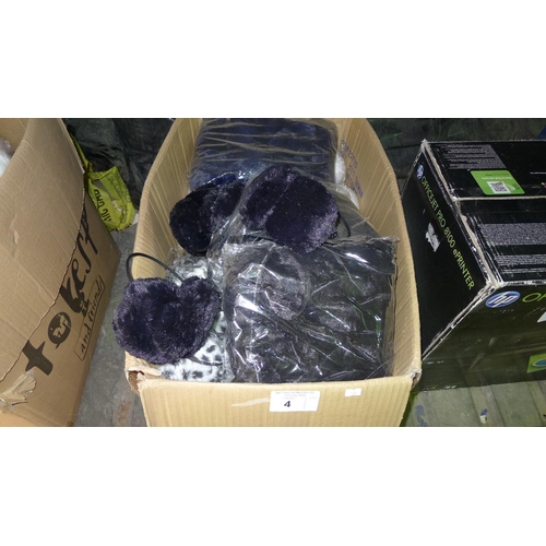 4 - 1 box containing a quantity of mixed ear muffs