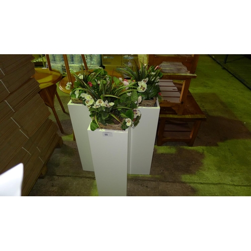 50 - 3 artifical plant displays