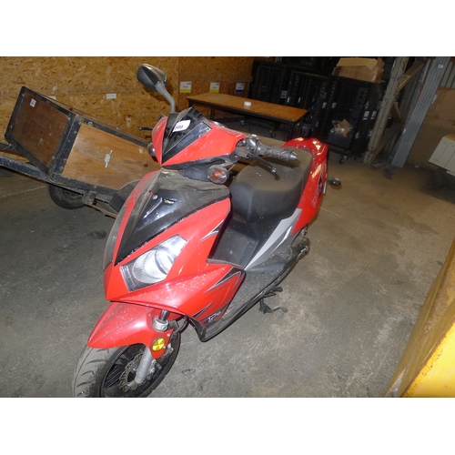 2480 - 1 Longjia LJ50 QT-K Moped 1st reg 26/06/09, 49cc, no mot or log book. Requires attention