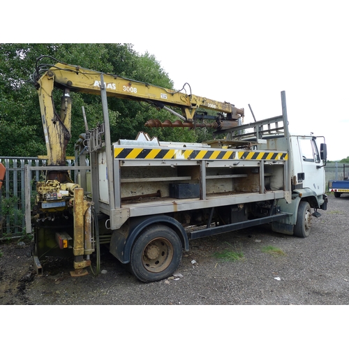 5 - DAF FA 55 160 Ti  Reg: X763 JDA  YoM 24/02/2001. Dropside lorry fitted with Atlas 3008 crane c/w aug... 