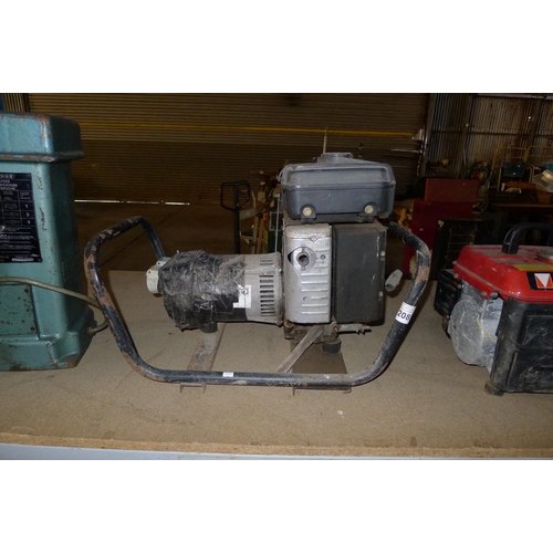 2081 - 1 small generator with a Briggs and Stratton pull start petrol engine, output 110/240v, kva not show... 