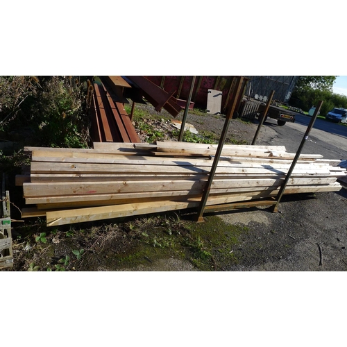 2531 - A large quantity of various building timber. Contents of one stillage which is not included as