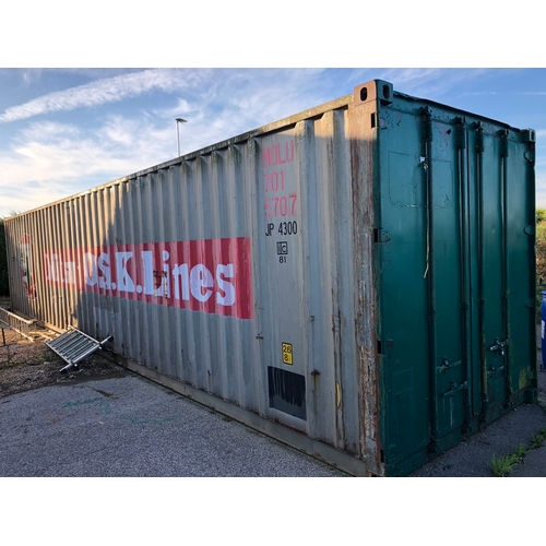 2570 - 40 ft Shipping container. Located on Airfield nearby. Ask office for directions