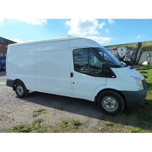 2582 - Ford transit 125 T350 RWD Fridge / freezer van. REG EY62 ZWP.. 3500kgs, 2198 cc Diesel, 1st reg 17/0... 