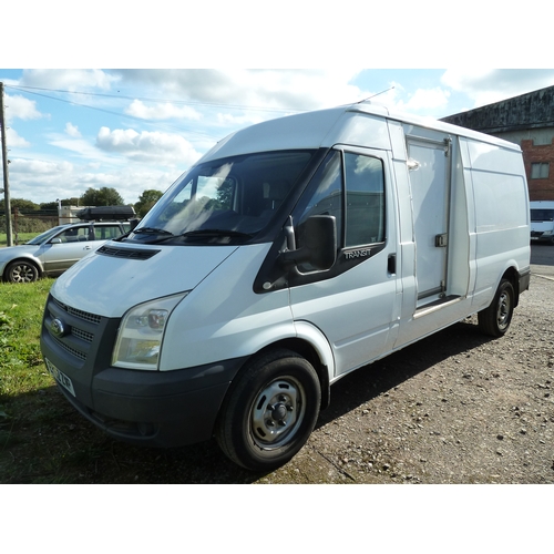 2582 - Ford transit 125 T350 RWD Fridge / freezer van. REG EY62 ZWP.. 3500kgs, 2198 cc Diesel, 1st reg 17/0... 