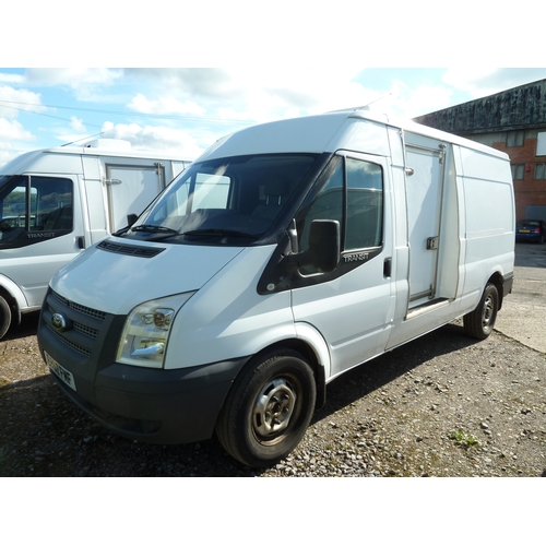 2583 - Ford transit 125 T350 RWD Fridge / freezer van. REG EO62 FMF.. 3500kgs, 2198 cc Diesel, 1st reg 09/0... 