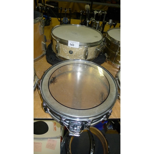 143 - 1 vintage sakae pearl snare drum 14