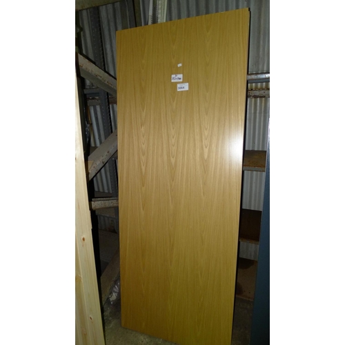 3064 - 2 wood internal doors each approx 762mm x 1980mm