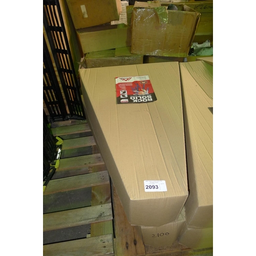 2093 - 2 boxes each containing one pair of metal trestle supports by Rock Solid Type RT75S 75 cm high and n... 