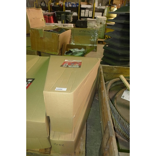 2095 - 2 boxes each containing one pair of metal trestle supports by Rock Solid Type RT75S 75 cm high and n... 