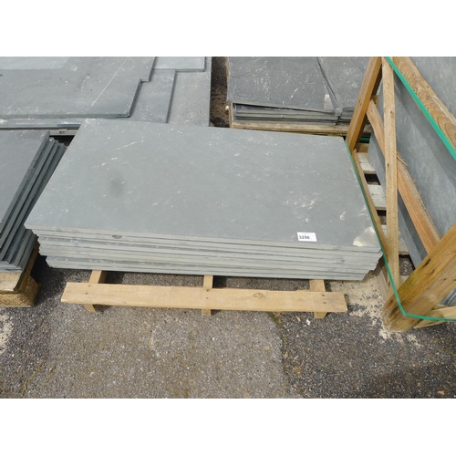 3298 - 1 pallet containing 9 slate slabs each approx 1200mm x 650mm