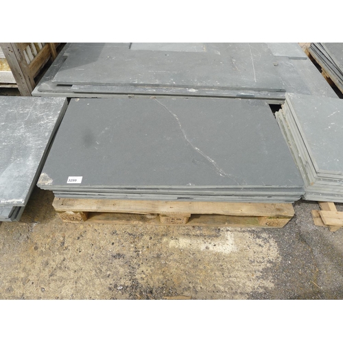 3299 - 1 pallet containing 7 slate slabs each approx 1200mm x 650mm