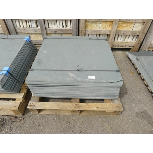 3302 - 1 pallet containing 24 slate tiles each approx 900mm x 900mm