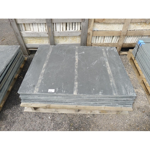 3304 - 1 pallet containing 12 slate tiles each approx 1200mm x 900mm