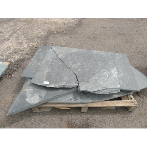 3311 - 1 pallet containing 5 various size slate slabs