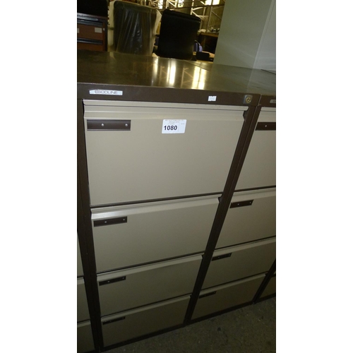 1080 - 1 metal 4 drawer filing cabinet by Escoline