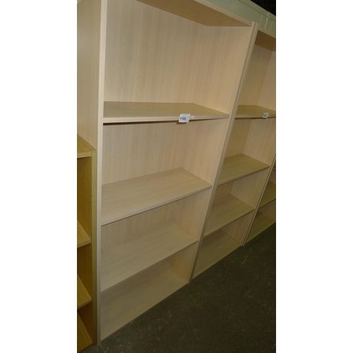 1100 - 1 light wood effect open front shelf unit