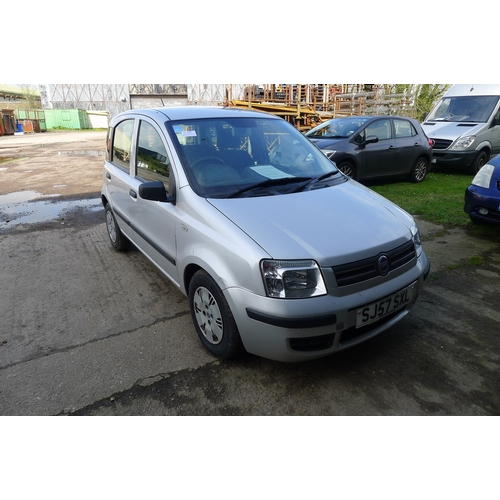 2287 - CAT ADD: Fiat Panda Dynamic 5 door hatchback REG SJ57 SXL, First registered 24/09/2007, petrol, manu... 