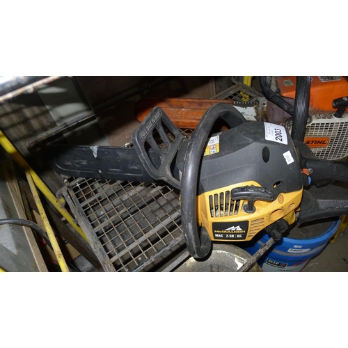 2003 - 1 petrol engine chainsaw by McCulloch type Mac 7-40