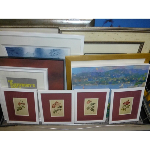 3044 - A quantity of various framed prints etc. Not practical to list in any more detail so please come and... 