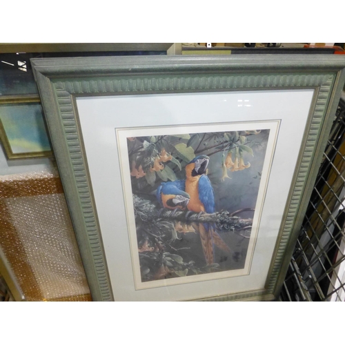 3045 - A quantity of various framed prints etc. Not practical to list in any more detail so please come and... 