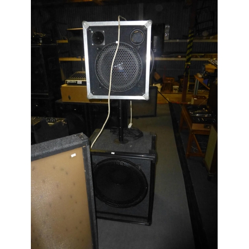 131 - A complete disco system including a Peavey CS 800 400w x 400w power amp, various lights, twin CD pla... 