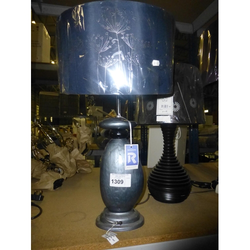 1309 - 3 various table lamps