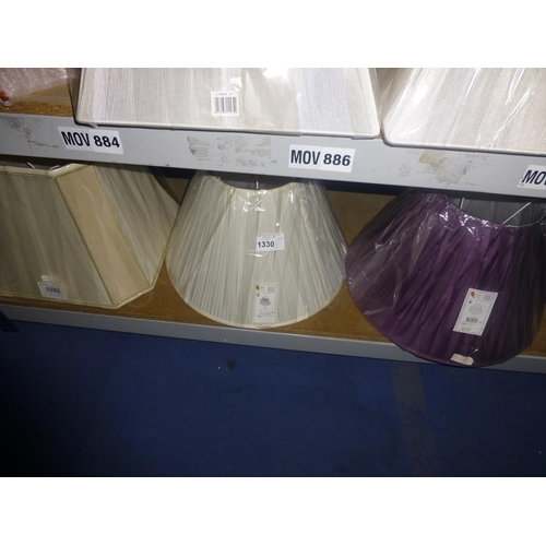 1330 - A quantity of various light shades