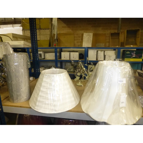 1331 - A quantity of various light shades