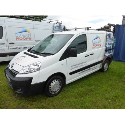 2286 - Toyota Proace 1200 L1H1 HDi panel van. Reg GY13 DGZ  , 13/05/2013. 1560cc Diesel manual. MoT to 25/0... 