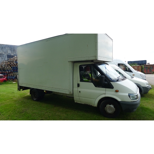 2288 - Ford Transit  350 LWB LUTON Van, White, Reg. HX04 SVN 06/05/2004,  2402cc Diesel, mileage 61,614',  ... 