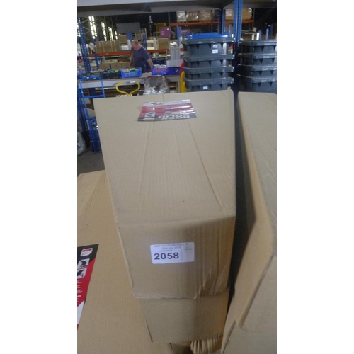 2058 - 2 boxes each containing one pair of metal trestle supports by Rock Solid Type RT75S 75 cm high and n... 